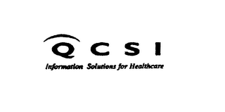 QCSI INFORMATION SOLUTIONS FOR HEALTHCARE logo