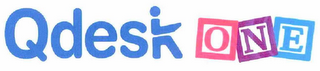 QDESK ONE logo