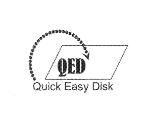 QED QUICK EASY DISK logo