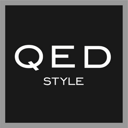 QED STYLE logo