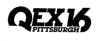 QEX 16 PITTSBURGH logo