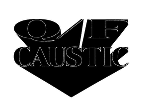 Q/F CAUSTIC logo