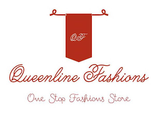 QF QUEENLINE FASHIONS ONE STOP FASHIONS STORE logo
