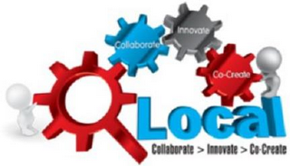 QLOCAL COLLABORATE INNOVATE CO-CREATE COLLABORATE > INNOVATE > CO-CREATE logo