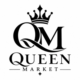 QM QUEEN MARKET logo