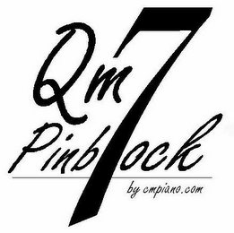 QM7 PINBLOCK BY CMPIANO.COM logo