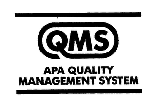 QMS APA QUALITY MANAGEMENT SYSTEM logo