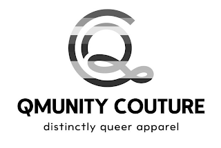 QMUNITY COUTURE DISTINCTLY QUEER APPAREL CQ logo