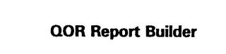 QOR REPORT BUILDER logo