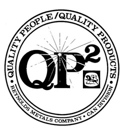 QP2 QUALITY PEOPLE/QUALITY PRODUCTS REYNOLDS METALS COMPANY CAN DIVISION logo