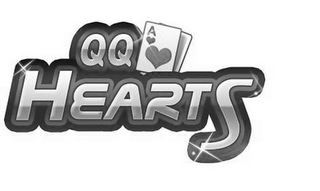 QQ HEARTS A logo