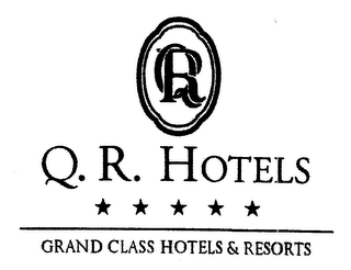 QR Q.R. HOTELS GRAND CLASS HOTELS & RESORTS logo
