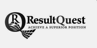 QR, RESULT QUEST, ACHIEVE A SUPERIOR POSITION logo