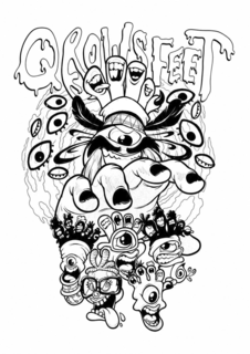 QROWS FEET logo