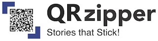 QRZIPPER STORIES THAT STICK! logo