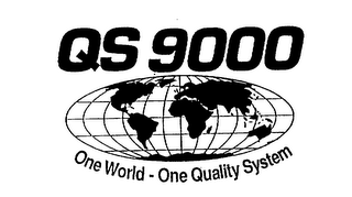 QS 9000 ONE WORLD - ONE QUALITY SYSTEM logo