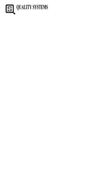 QS QUALITY SYSTEMS logo