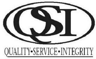 QSI QUALITY SERVICE INTEGRITY logo