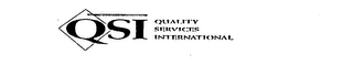 QSI QUALITY SERVICES INTERNATIONAL