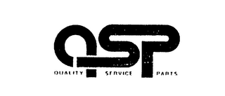 QSP QUALITY SERVICE PARTS logo