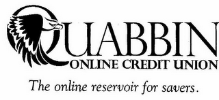 QUABBIN ONLINE CREDIT UNION THE ONLINE RESERVOIR FOR SAVERS. logo