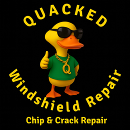 QUACKED WINDSHIELD REPAIR,  CHIP & CRACK REPAIR logo