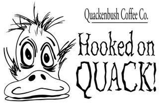 QUACKENBUSH COFFEE CO. HOOKED ON QUACK logo