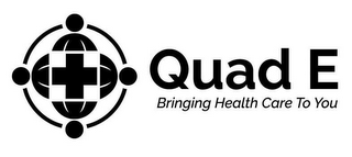 QUAD E BRINGING HEALTH CARE TO THOSE INNEED logo