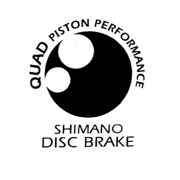 QUAD PISTON PERFORMANCE SHIMANO DISC BRAKE logo