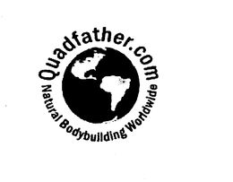 QUADFATHER.COM NATURAL BODYBUILDING WORLDWIDE logo