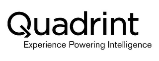QUADRINT EXPERIENCE POWERING INTELLIGENCE logo