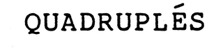 QUADRUPLES logo