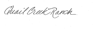 QUAIL CREEK RANCH logo