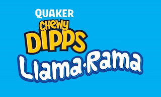 QUAKER CHEWY DIPPS LLAMA RAMA logo