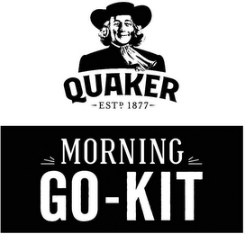 QUAKER -ESTD- 1877 MORNING GO-KIT logo