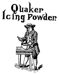 QUAKER ICING POWDER. logo