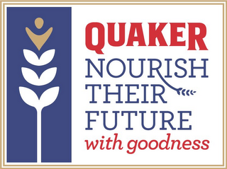 QUAKER NOURISH THEIR FUTURE WITH GOODNESS logo