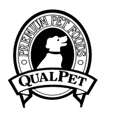 QUAL PET PREMIUM PET FOODS logo