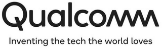 QUALCOMM INVENTING THE TECH THE WORLD LOVES logo