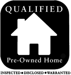 QUALIFIED PRE-OWNED HOME INSPECTED · DISCLOSED · WARRANTED logo