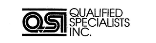 QUALIFIED SPECIALISTS, INC. QSI logo