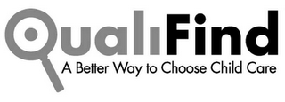QUALIFIND A BETTER WAY TO CHOOSE CHILD CARE logo