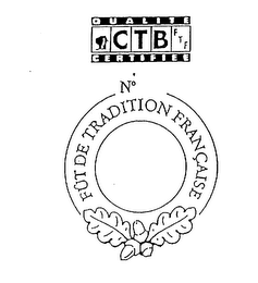 QUALITE CTB FTF CERTIFIEE NO FUT DE TRADITION FRANCAISE logo
