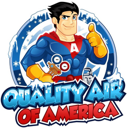 QUALITY AIR OF AMERICA A logo