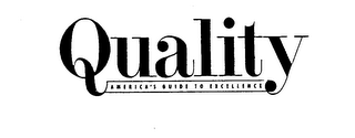 QUALITY AMERICA'S GUIDE TO EXCELLENCE logo