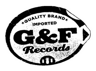 QUALITY BRAND IMPORTED G&F RECORDS logo