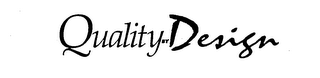 QUALITY BY DESIGN logo