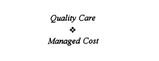 QUALITY CARE MANAGED COST logo