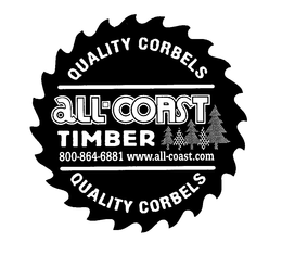 QUALITY CORBELS ALL-COAST TIMBER 800-864-6881 WWW.ALL-COAST.COM QUALITY CORBELS logo