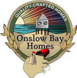 QUALITY-CRAFTED HOMES ONSLOW BAY HOMES logo